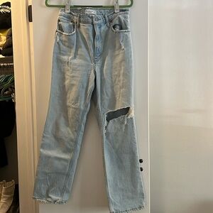 Abercrombie 90s Straight Ultra High Rise
